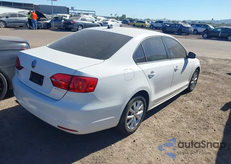 2012 Volkswagen Jetta 2.5L Se из США, поврежденный, VIN 3VWDP7AJ3CM314592